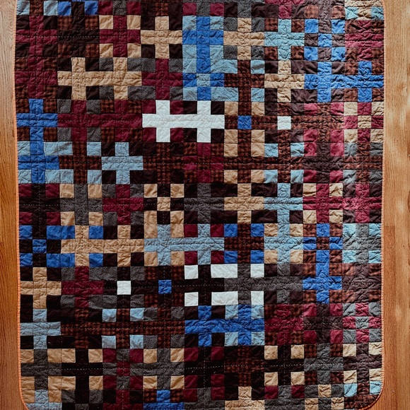 NEW 100% Hand Sewn Quilt - Picture 1 of 7